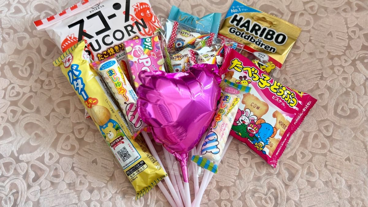 100均でお菓子ブーケを手作りしよう! 写真映えする包み方やコツも紹介