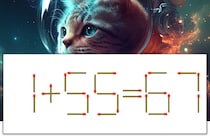 【マッチ棒パズル】正しい式にしよう！「1+55=67」【毎日脳トレ】