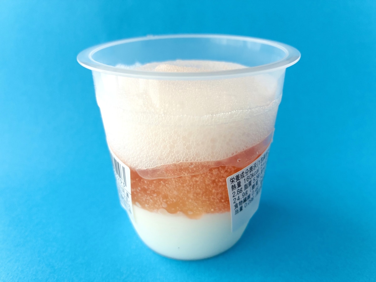 「面白い食感！」「食べてみてほしい！」【ローソン】泡ピーチゼリー
