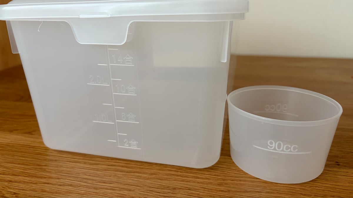 100均で見つけた米びつを使ってみた！ダイソー・セリア・キャン★ドゥを調査