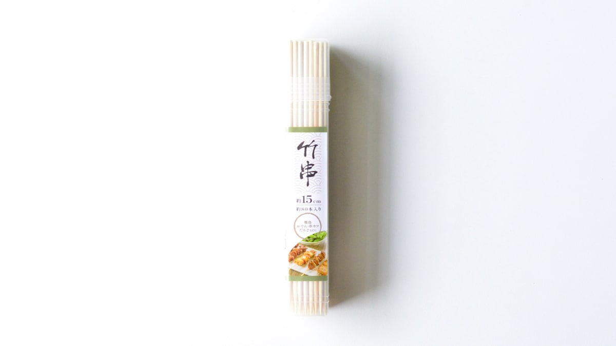 【キャンドゥ】サッシやエアコンの隙間ホコリを狙い撃ち！「竹串」で作るお掃除ピック
