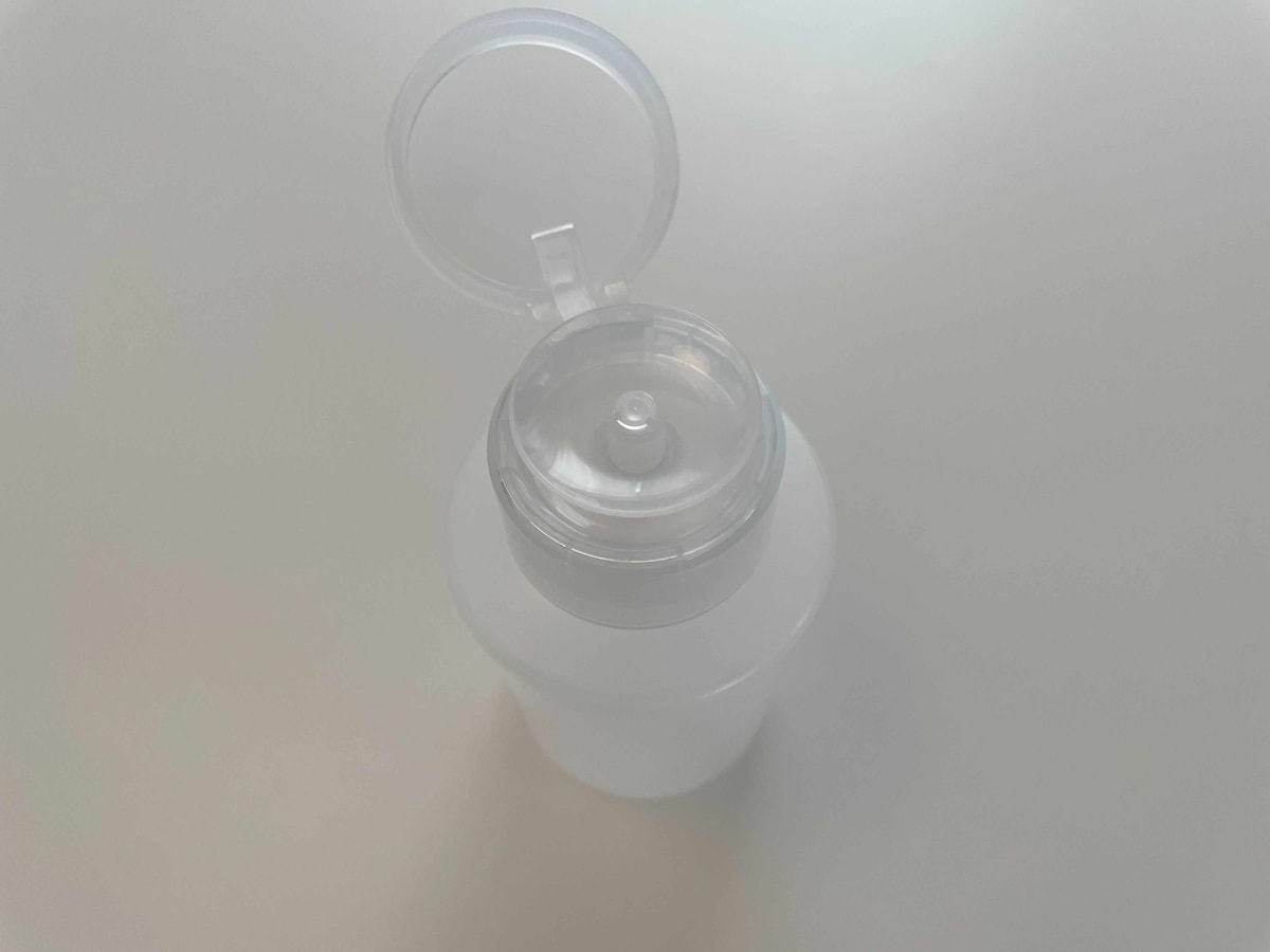 本来はスキンケア用ボトル