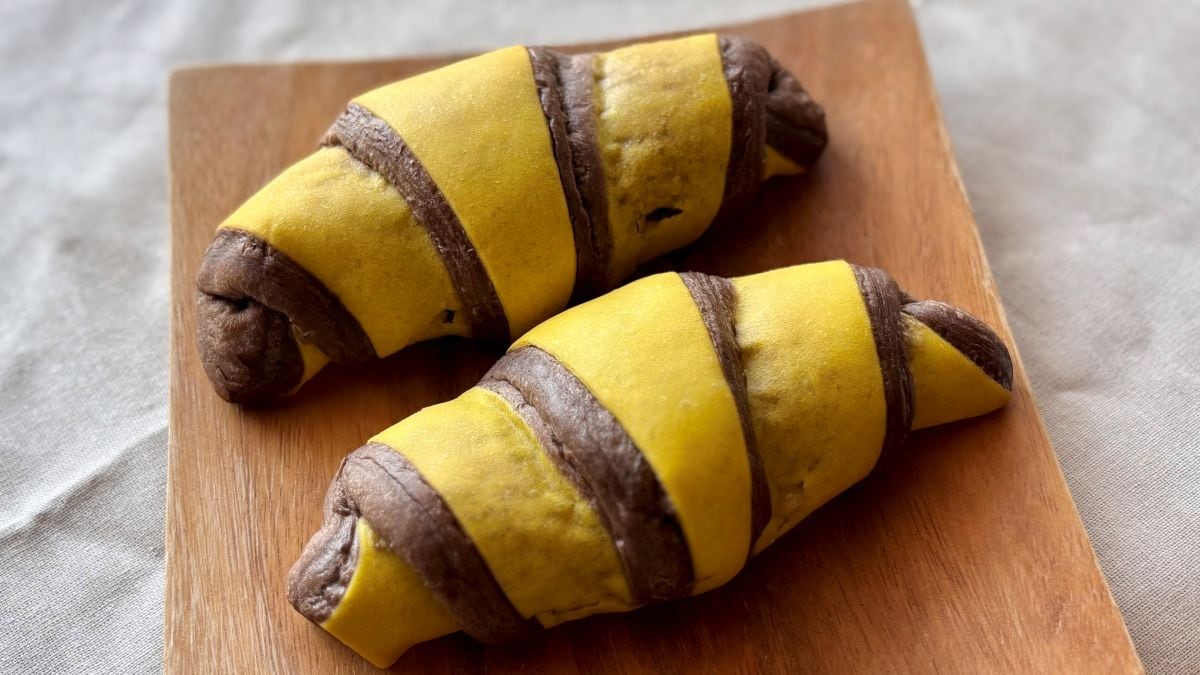 しましま模様が目印！【セブン】ふんわり優しいクロワッサンは“冷やし”がおすすめ