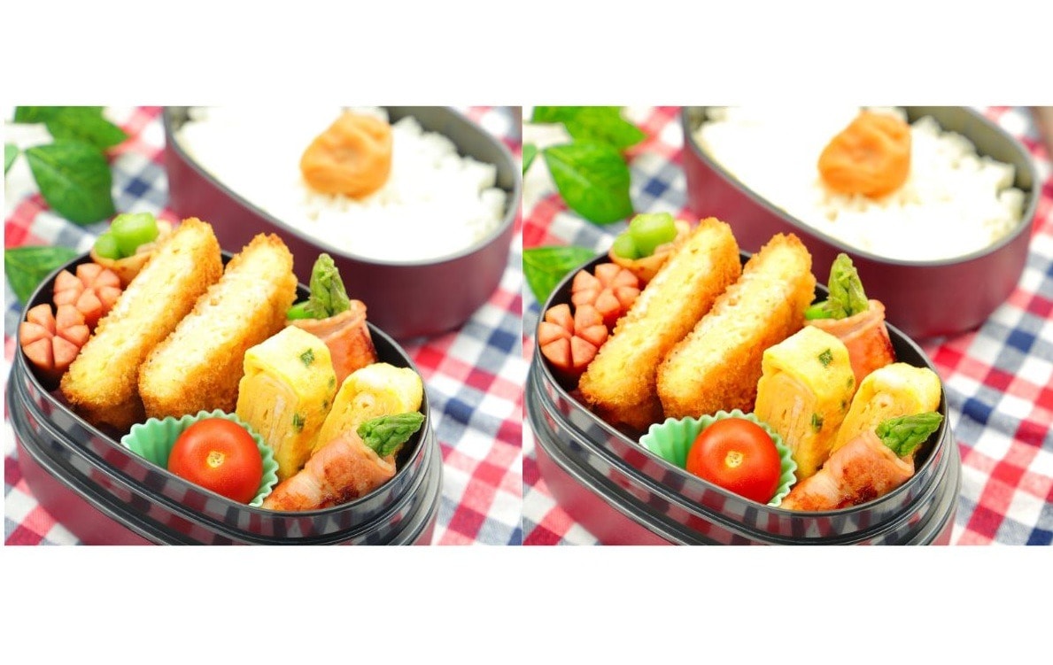 手作りお弁当・料理が美味しく見える加工