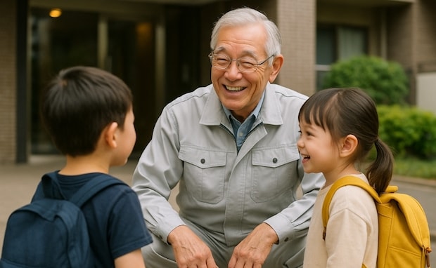 「今日は習い事？」子どもの予定まで把握！？“ただ者じゃない管理人さん”との別れの日がやってきて…