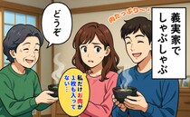 義実家でしゃぶしゃぶ！でも私にだけお肉を入れない義母「な、なるほど…」13年後に判明した理由とは