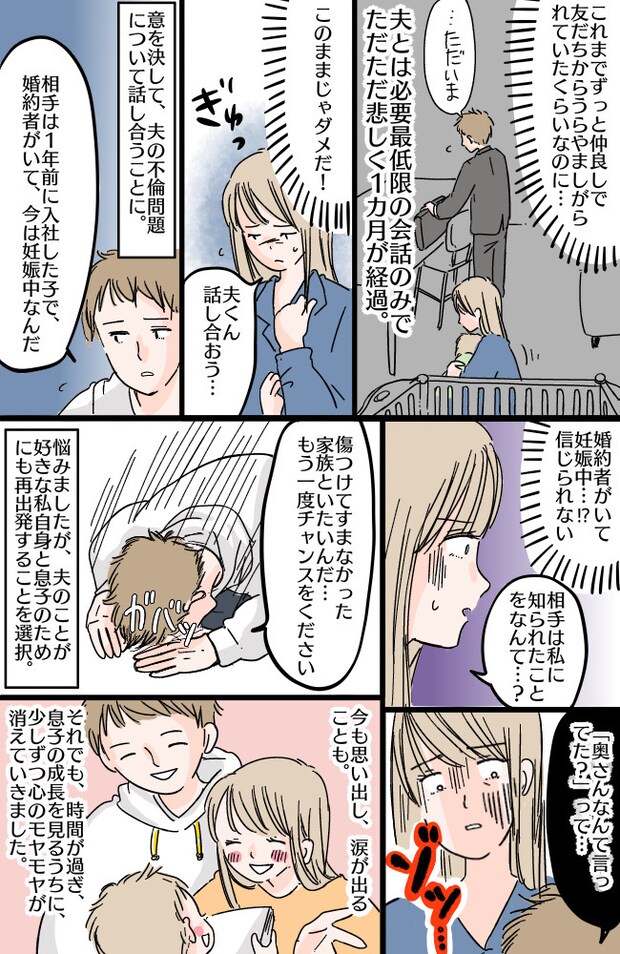 夫から誤送信されたメッセージ