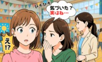 「気づいちゃった？」保育園で職業を隠していたママ友→数年後に小学校で再会！初めて知った彼女の正体
