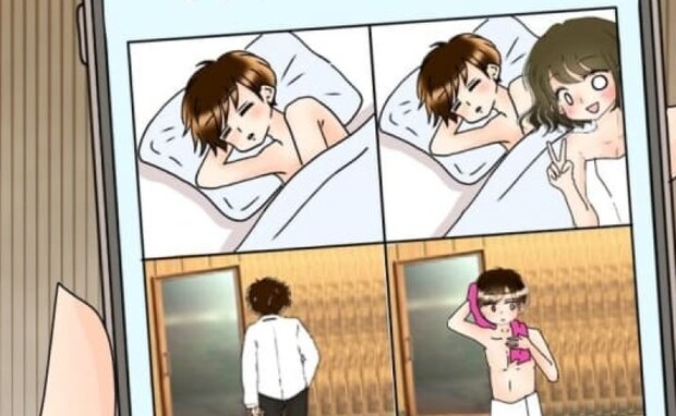 「イヤァ!」スマホに映る婚約者の浮気現場→言い逃れできない証拠に添えられた言葉<友だちの裏の顔>