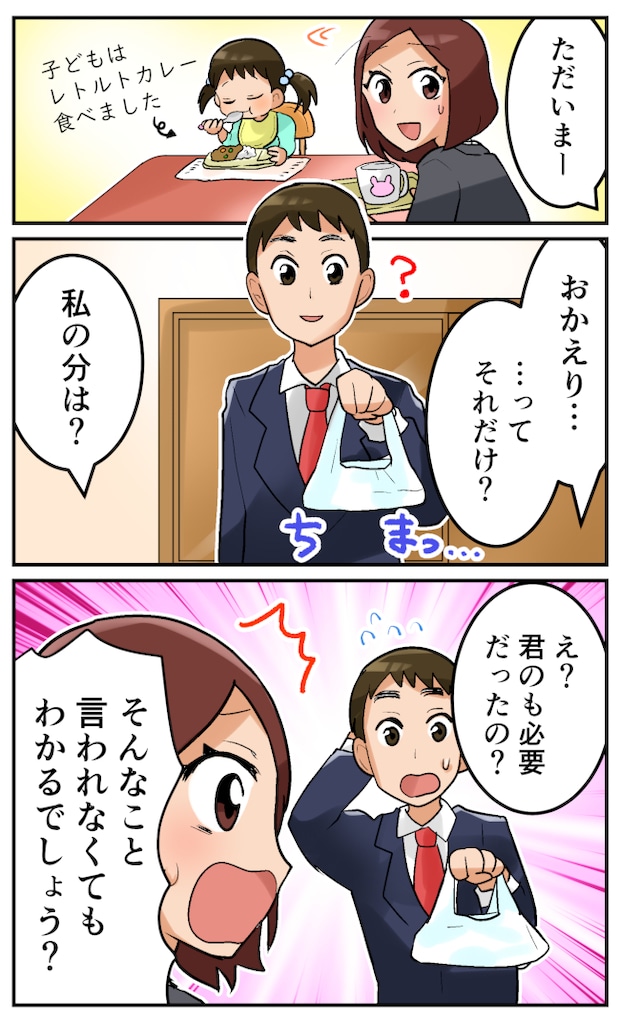 気遣いのできない夫3