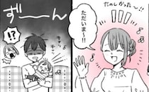「おなか痛い」夫はワンオペ育児すると必ず体調不良に→もしや…よく観察して気づいた“法則”とは！？
