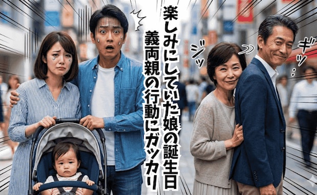 「え、来ないの?」自由すぎる義両親…→誕生日の孫そっちのけ!?思わぬ行動にツッコミ不可避!