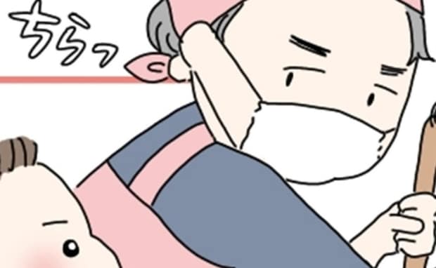 挨拶を無視する掃除のおばさんVS気にせず声をかける息子…2週間後、おばさんに泣かされることに！？