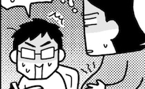 「もし今きたら…？」陣痛への不安が止まらない臨月。どうしようが重なり、夫に相談すると不穏な空気に