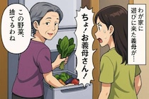 「お義母さん、やめて！」わが家の冷蔵庫を勝手に開けて野菜を処分し始めた義母→思わず私は義母に…