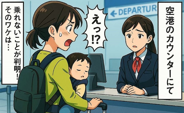 「え！どうして！？」空港のカウンターで告げられた飛行機に乗れないというまさかの事実。衝撃の理由は
