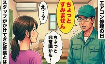 「ちょっとすみません」エアコン修理中に深刻な顔で呼び止めてきた男性→かけてきた言葉にあ然！