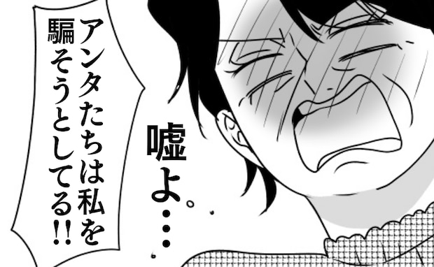 被害妄想で暴走する義母「嘘よ…私を騙そうとしてる!」唯一の味方に見捨てられた現実を突きつけると…