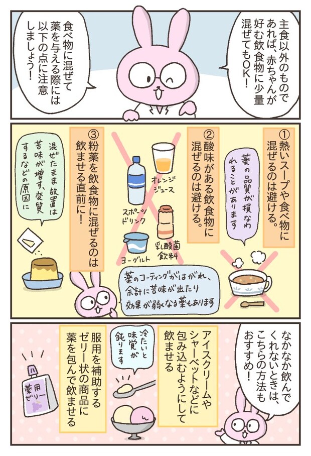 赤ちゃんの薬の飲ませ方
