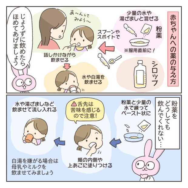 赤ちゃんの薬の飲ませ方
