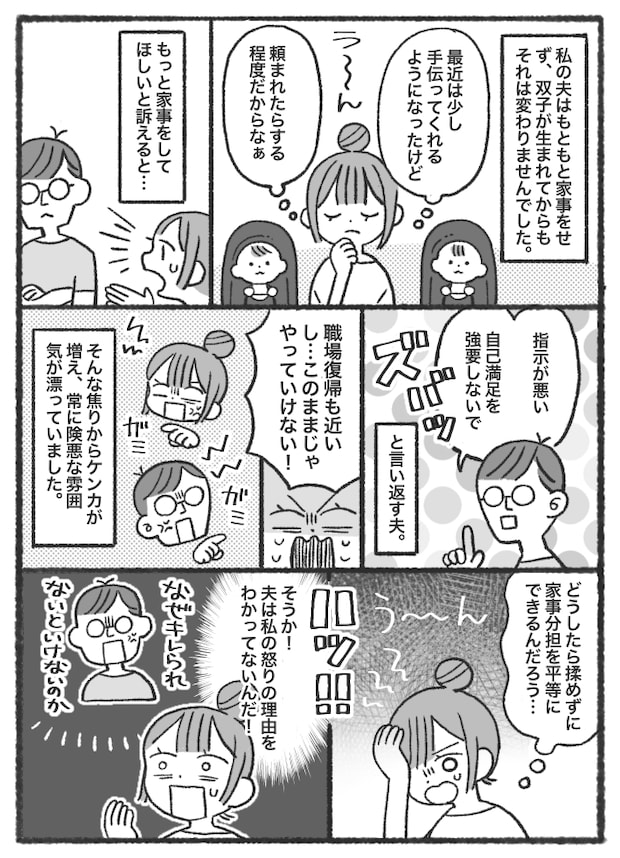 「指示が悪い!俺はやっている!」妻から見たら家事してくれない!そんな理系夫を納得させた方法は!?