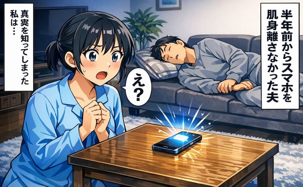 「次いつ会える?」寝落ちした夫のスマホに届いた通知→「まさか…」知ってしまった夫の裏切りと末路は
