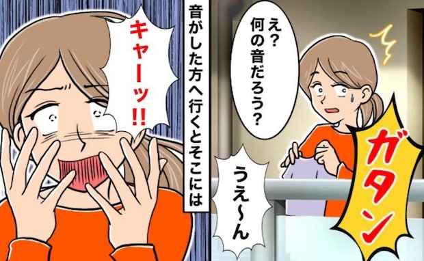 「ガタン!」洗濯物を干しているとリビングから大きな音が!慌てて戻った結果、背筋がゾッと凍ったワケ