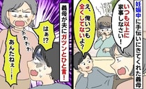 義母「いつもよりちゃんと家事をしなさい！」夫「普段もしないし」妻の妊娠中、怠惰な夫にキレた義母が