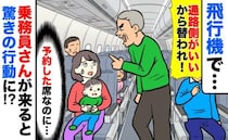 離陸直前「子連れ迷惑！席替われ」男性から理不尽な要求→子連れだから指定した席なのに…乗務員さんが