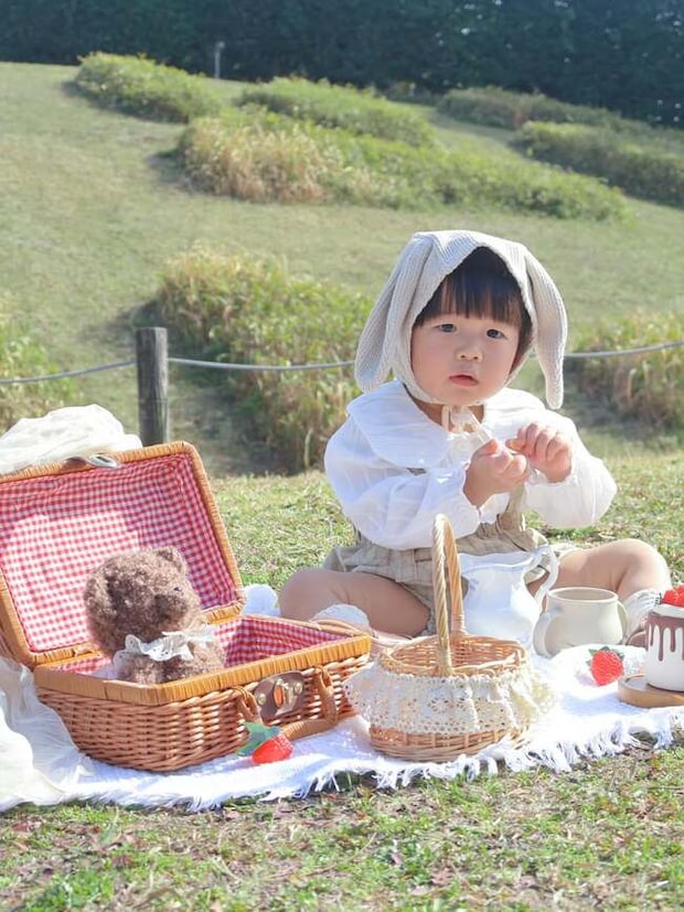 春の花と赤ちゃん・子ども_4