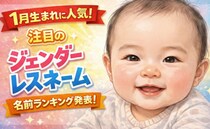男の子も女の子も激推し★性別にとらわれない令和ベビーの「ジェンダーレスネーム」人気の名前は！？