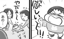 「すみません！」スーパーのくじ引きで景品が当たらず娘が号泣→老夫婦に声をかけられ…振り向くと！？