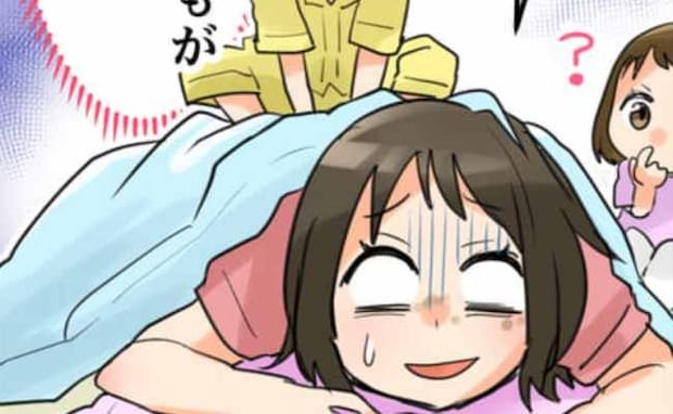「ママ、お顔が…」寝ていた私を起こして息子がジー「何…え!?」私の顔をこすり始めたショックな理由