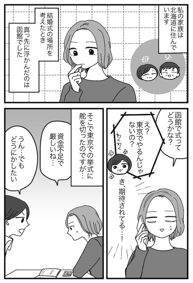 東京での結婚式は高すぎる…。資金不足で悩む中、「貸してあげるよ」夫の元同僚から驚きの言葉が!