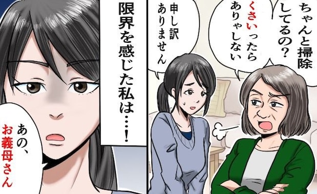 「家が臭う!」「包丁が切れない!」年に数回しか会わないのに小言を連発する義母→限界!私の対策とは