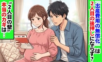 出産費用無償化に約7割が賛成も、「2人目の後押しになる」は半数止まり➡2人目の壁の本当のカギは？