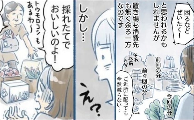 「カバンはもう20個あるのでいりません！」毎回手土産が多すぎる義母…置き場所に困る私に、夫が一言