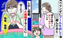 ベランダに置いたプールを見て「うわ！気持ち悪！」→水、入れっぱなしにしないで！ゾワッとする事態に