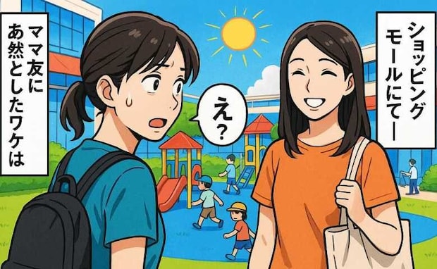 「早く帰りたい…」ママ友親子とショッピングモールの広場で水遊び→ママ友にイラッ！驚きの言動とは？