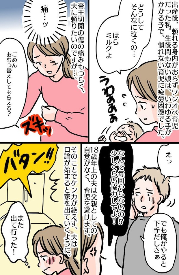 「また出ていった…」ケンカのたび妻子を置いて家出。夜遅くまで帰らない夫にイラ立ち離婚も視野に!?