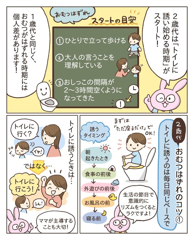 おむつはずれマンガ