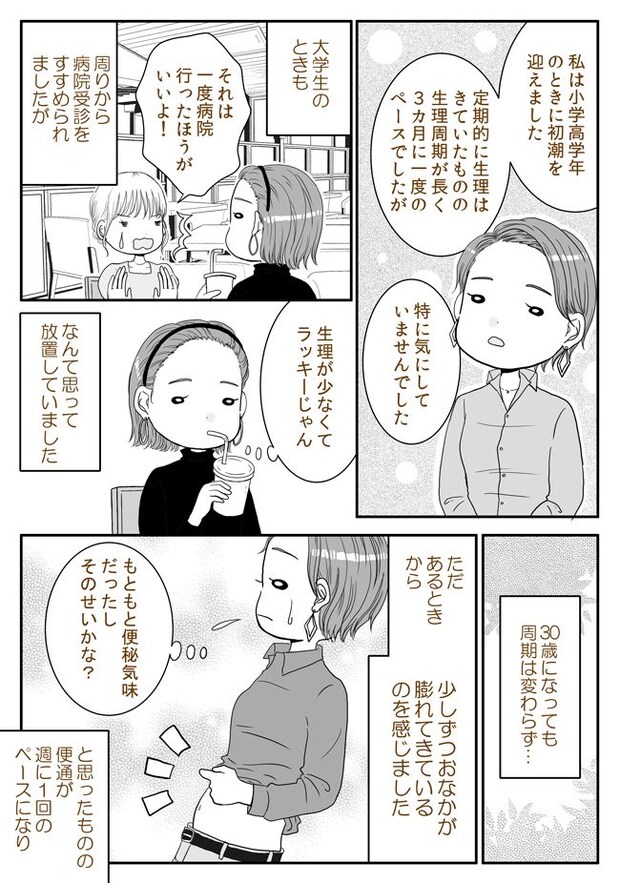 「破裂しなくてよかった」…え！？お腹のぽっこりとひどい便秘で受診→医師の言葉に背筋が凍った