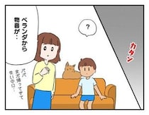 「ベランダから物音がする…」えっ、ここ5階だよ…？夫不在の中、恐る恐る扉を開けた先にいたのは…