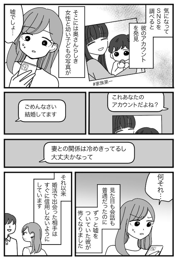 「土曜の夜」だけ連絡が途絶える彼。違和感を覚えSNSを検索すると…判明した彼の正体とは！？