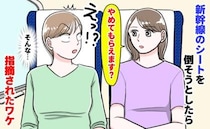 「あの…やめてもらえます？」新幹線で座席を倒そうとしたら、隣の女性から一言。え？言葉を失ったワケ