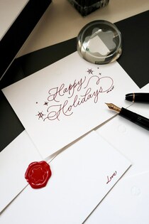 モンブランが開催する、島野真希氏によるオンラインカリグラフィーレッスン