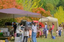 自然を愉しみ、学び、体感する「オモフェス2025秋～ソトアソビ～」が愛媛の面河ダム公園で開催