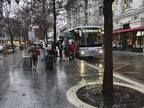 ミラノ中央駅からマルペンサ空港へのリムジンバス乗り場【イタリア】