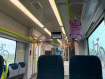 北イタリアの普通電車、結構きれいです【イタリア】