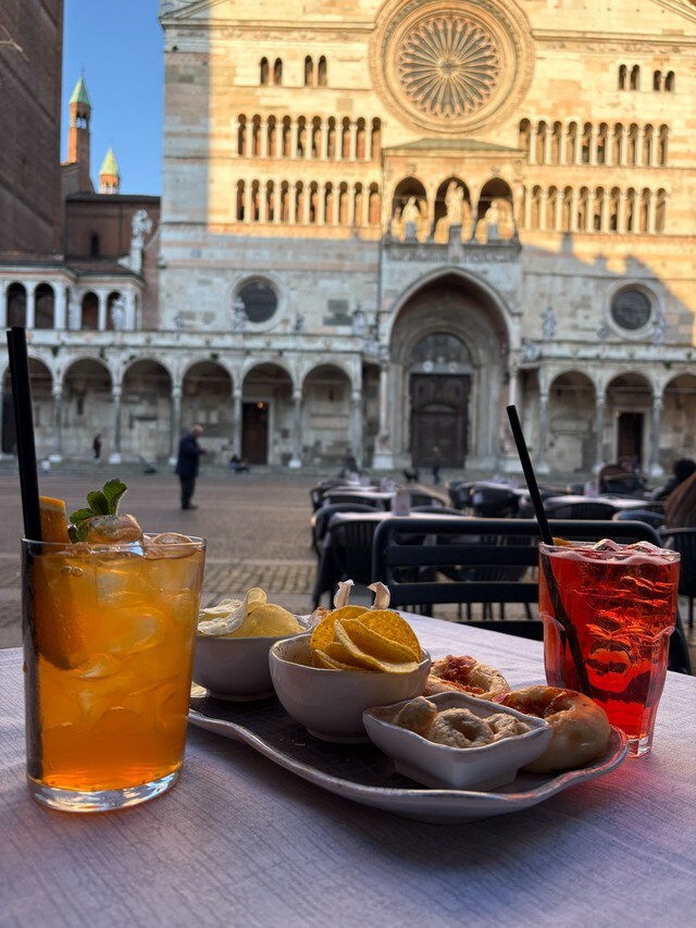 クレモナで最も景色のいいバール【イタリア】